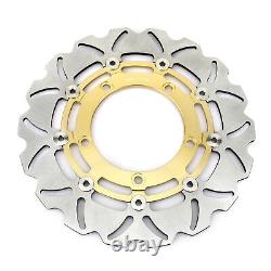 Front Rear Stainless Steel Brake Rotor Disc Pads GSX650F 08-15 GSF650 07-14