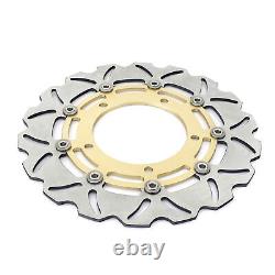 Front Rear Stainless Steel Brake Rotor Disc Pads GSX650F 08-15 GSF650 07-14