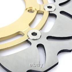 Front Rear Stainless Steel Brake Rotor Disc Pads GSX650F 08-15 GSF650 07-14