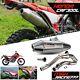 Full Exhaust System Stainless Steel Racing For Honda Crf300l Rally Rl 20 2023