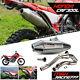 Full Exhaust System Stainless Steel Racing For Honda Crf300l Rally Rl 2020-2023