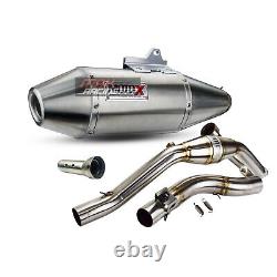 Full Exhaust System Stainless Steel Racing For Honda Crf300l Rally Rl 2020-2023