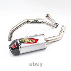 Full System Exhaust Muffler Racing Pipe Stainless Steel Fit Kawasaki Klx110 110l