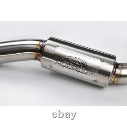 Full System Exhaust Muffler Racing Pipe Stainless Steel Set For Kawasaki Klx140