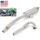 Full System Exhaust Muffler Stainless Steel Racing For Kawasaki Klx140 Klx140l R