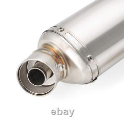Full System Exhaust Muffler Stainless Steel Racing For Kawasaki KLX140 KLX140L R