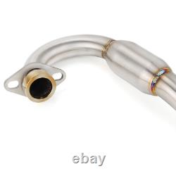 Full System Exhaust Muffler Stainless Steel Racing For Kawasaki KLX140 KLX140L R