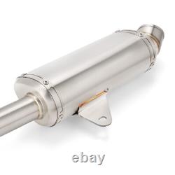 Full System Exhaust Muffler Stainless Steel Racing For Kawasaki KLX140 KLX140L R
