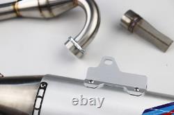 Full System Exhaust Pipe Racing Muffler Pipe Stainless Steel For Kawasaki Klx250