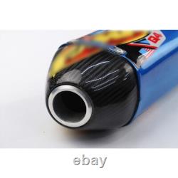 Full System Racing Pipe Kit Stainless Steel Carbon Blue For Kawasaki Klx 230