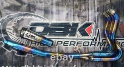 Full System Stainless Steel Racing Exhaust Fit For Kawasaki ZX6R 636 2013-2024