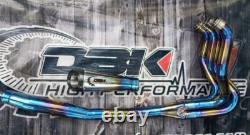 Full System Stainless Steel Racing Exhaust Fit For Kawasaki ZX6R 636 2013-2024