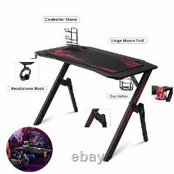 Gaming Desk Computer Table PC Laptop Ergonomic Racing Style Gamer 43 Desk Home