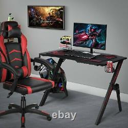 Gaming Desk Computer Table PC Laptop Ergonomic Racing Style Gamer 43 Desk Home