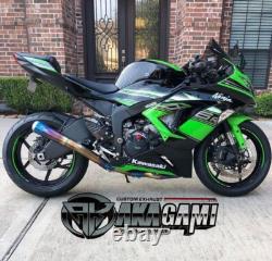 Handmade Stainless Steel Racing Exhaust For Kawasaki Ninja ZX6R 636 2009-2025