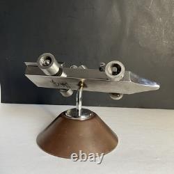 Handmade Stainless Steel Welded Metal Art Formula One Car Racing Sculpture Art