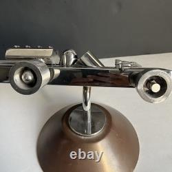 Handmade Stainless Steel Welded Metal Art Formula One Car Racing Sculpture Art Handmade Stainless Steel Welded Metal Art Formula One Car Racing Sculpture Art