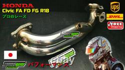 Honda Civic FD1 FG1 FA1 R18A1 1.8L Exhaust Header Extractor Sport Racing 06-11