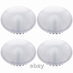 Hubcaps 15 Stainless Steel Full Moon Racing Disk United Pacific QTY 4