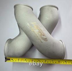 Hyper Flow Racing Z Pipe 316L Stainless Steel Side Exit Exhaust 3.0