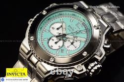 Invicta Men's 56mm RACING Turquoise Chronograph Dial Stainless Steel Watch