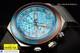 Invicta Men's Racing Chronograph Light Blue Dial Stainless Steel Watch-50mm