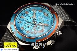 Invicta Men's RACING Chronograph LIGHT BLUE Dial Stainless Steel Watch-50mm
