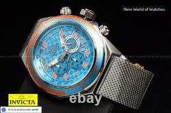 Invicta Men's RACING Chronograph LIGHT BLUE Dial Stainless Steel Watch-50mm