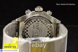 Invicta Men's RACING Chronograph LIGHT BLUE Dial Stainless Steel Watch-50mm