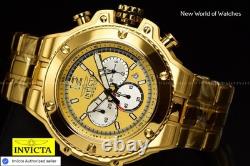 Invicta Men's Racing 56mm Chronograph Quartz Stainless Steel GOLD Tone Watch