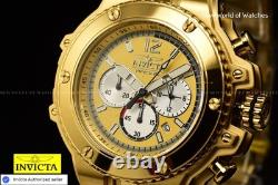 Invicta Men's Racing 56mm Chronograph Quartz Stainless Steel GOLD Tone Watch