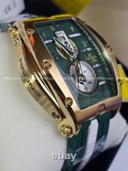 Invicta Next Gen DIABLO S1 Rally GOLD / Green Racing Collection mens watch