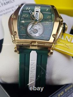Invicta Next Gen DIABLO S1 Rally GOLD / Green Racing Collection mens watch