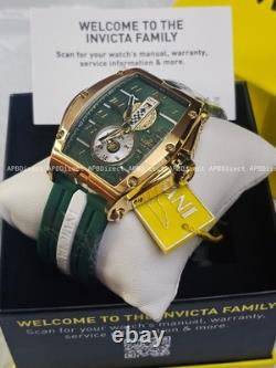 Invicta Next Gen DIABLO S1 Rally GOLD / Green Racing Collection mens watch