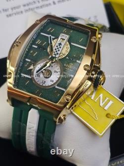 Invicta Next Gen DIABLO S1 Rally GOLD / Green Racing Collection mens watch