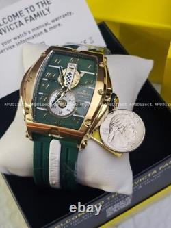 Invicta Next Gen DIABLO S1 Rally GOLD / Green Racing Collection mens watch
