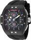 Invicta Racing Men's Black Stainless Steel Case Watch New