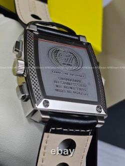 Invicta Racing S1 Rally Chronograph Black Leather Strap Mens Watch