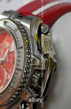 Invicta S1 Rally Race TEAM Swiss Z60 Chronograph Leather Mens Watch