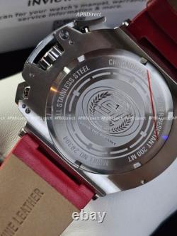 Invicta S1 Rally Race TEAM Swiss Z60 Chronograph Leather Mens Watch