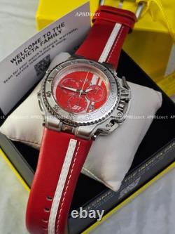 Invicta S1 Rally Race TEAM Swiss Z60 Chronograph Leather Mens Watch