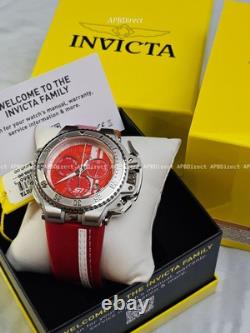 Invicta S1 Rally Race TEAM Swiss Z60 Chronograph Leather Mens Watch