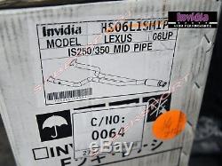 Invidia Racing Mid Pipe for 2006-2013 Lexus IS250 IS350 RWD P/N HS06LISMIP