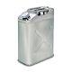 Jjc Screw Cap Stainless Steel Fuel/petrol/diesel Jerry Can -racing/rally- 20 Ltr