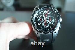 Jacques Lemans Men's Auto Racing Chrono Watch All Stainless Steel Japan Movement
