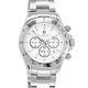 Kinley Racing Series Mens Chronograph Watch, White Dial, Stainless Steel Band