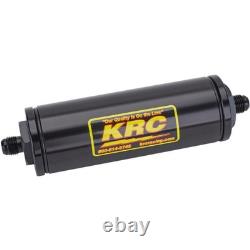 KRC Racing KRC-4710BK Short Stainless Steel Fuel Filter, -10AN