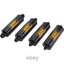 KRC Racing KRC-4710BK Short Stainless Steel Fuel Filter, -10AN