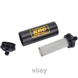 KRC Racing KRC-4710BK Short Stainless Steel Fuel Filter, -10AN