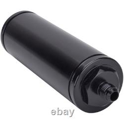 KRC Racing KRC-4710BK Short Stainless Steel Fuel Filter, -10AN